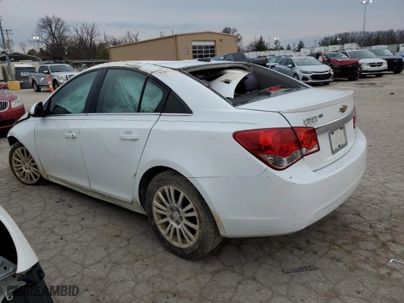 2014 Chevrolet Cruze ECO with VIN 1G1PJ5SBXE7310719, listed as a Copart auction lot 86409124 with 0 mi miles and Salvage Title. Bid and sale history available at carsss.com. Image 2.