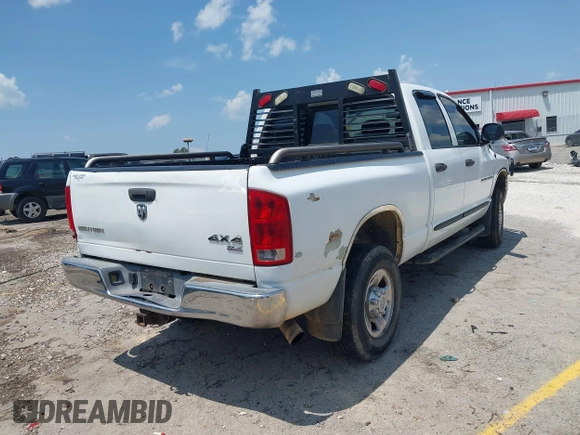 2005 Dodge 2500 SLT with VIN 3D7KS28C75G741624, listed as a IAAI auction lot 42435628 with 309,649 mi miles and . Bid and sale history available at DreamBid. Image 4.