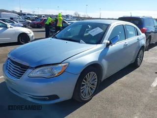 2012 Chrysler 200 Limited with VIN 1C3CCBCBXCN303781, listed as a IAAI auction lot 41807257 with 199,751 mi miles. Bid and sale history available at carsss.com. Image 2.