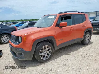 2017 Jeep Renegade Latitude z VIN ZACCJABB6HPG39410, wystawiony jako Copart lot #60734725 z przebiegiem 147 634 mil mil oraz Czysty tytuł • Clean title. Historia ofert i sprzedaży dostępna na DreamBid. Obrazek 1.