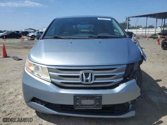 2013 Honda Odyssey EX with VIN 5FNRL5H44DB021590, listed as a Copart auction lot 49487515 with 107,244 mi miles and Salvage Title. Bid and sale history available at carsss.com. Image 5.