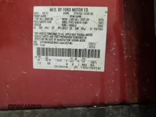 2012 Ford Explorer XLT z VIN 1FMHK8D80CGA35740, wystawiony jako Copart lot #61527445 z przebiegiem 207 614 mil mil oraz Szkoda całkowita • Salvage title. Historia ofert i sprzedaży dostępna na DreamBid. Obrazek 13.
