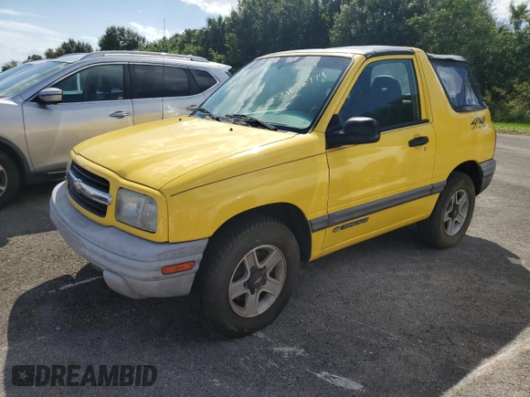 2002 Chevrolet Tracker with VIN 2CNBJ18C326943340, listed as a Copart auction lot 74628774 with Not provided miles and Salvage title. Bid and sale history available at DreamBid. Image 1.