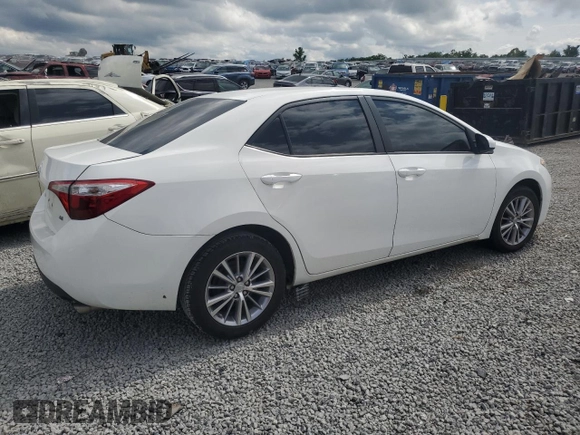 2014 Toyota Corolla L with VIN 2T1BURHE7EC112339, listed as a Copart auction lot 59408665 with Not provided miles and Salvage title. Bid and sale history available at DreamBid. Image 3.