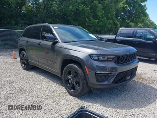 2024 Jeep Grand Cherokee Limited with VIN 1C4RJHBG9RC180524, listed as a IAAI auction lot 42687142 with 9,141 mi miles and . Bid and sale history available at DreamBid. Image 1.