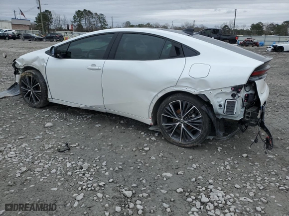 2024 Toyota Prius LE with VIN JTDACAAU6R3018808, listed as a Copart auction lot 43353775 with 23,287 mi miles and Salvage Title. Bid and sale history available at carsss.com. Image 2.