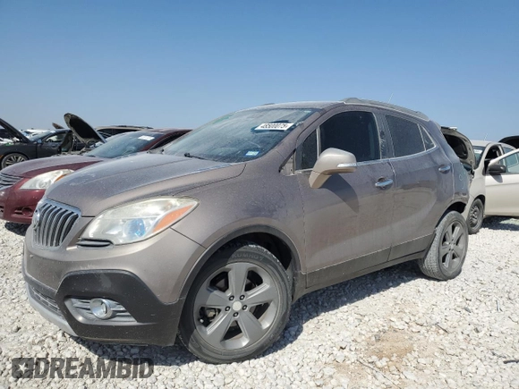 2014 Buick Encore Convenience with VIN KL4CJBSB8EB616927, listed as a Copart auction lot 48500075 with 130,194 mi miles and Salvage Title. Bid and sale history available at carsss.com. Image 1.
