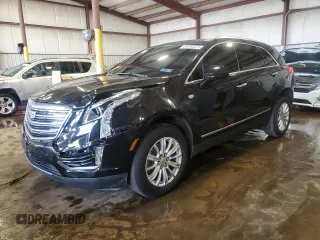 2017 Cadillac XT5 FWD with VIN 1GYKNARS0HZ257035, listed as a Copart auction lot 64284525 with 102,605 mi miles and Salvage title. Bid and sale history available at DreamBid. Image 1.