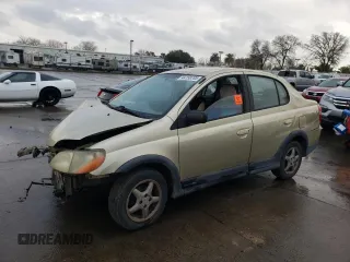 2000 Toyota ECHO with VIN JTDBT1232Y0010571, listed as a Copart auction lot 44158705 with 0 mi miles and Salvage Title. Bid and sale history available at carsss.com. Image 1.