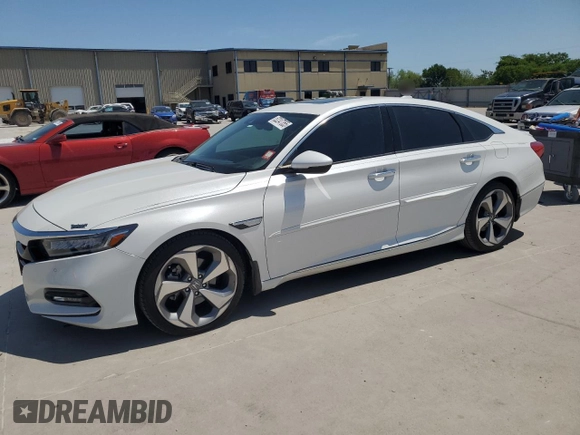 2020 Honda Accord Touring with VIN 1HGCV2F92LA018533, listed as a Copart auction lot 52247355 with 77,034 mi miles and Clean title. Bid and sale history available at DreamBid. Image 1.