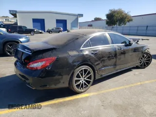 2016 Mercedes-Benz CLS with VIN WDDLJ6FB5GA161587, listed as a Copart auction lot 76353644 with 154,765 mi miles and Salvage Title. Bid and sale history available at carsss.com. Image 3.