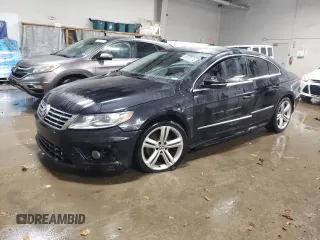 2014 Volkswagen CC R-Line with VIN WVWBN7AN3EE502914, listed as a Copart auction lot 80935124 with 154,222 mi miles and Salvage Title. Bid and sale history available at carsss.com. Image 1.