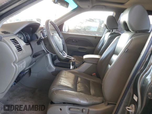 2006 Honda Pilot EX-L with VIN 2HKYF18596H536447, listed as a Copart auction lot 54239375 with 198,959 mi miles and Salvage Title. Bid and sale history available at DreamBid. Image 7.