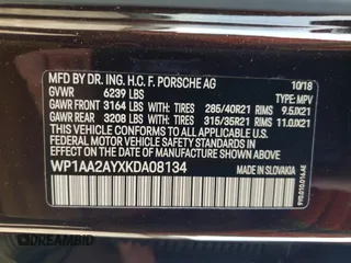 2019 Porsche Cayenne with VIN WP1AA2AYXKDA08134, listed as a Copart auction lot 52077825 with 53,719 mi miles and Salvage Title. Bid and sale history available at DreamBid. Image 13.