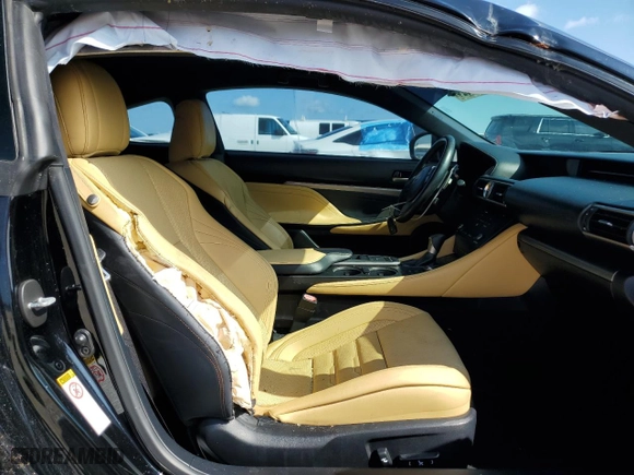 2015 Lexus RC 350 with VIN JTHHE5BC5F5005732, listed as a Copart auction lot 71773524 with 72,811 mi miles and Salvage Title. Bid and sale history available at carsss.com. Image 10.