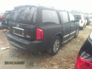 2006 Infiniti QX56 with VIN 5N3AA08A06N801038, listed as a IAAI auction lot 41194921 with 225,870 mi miles. Bid and sale history available at carsss.com. Image 4.