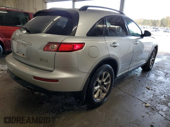2007 Infiniti FX35 with VIN JNRAS08W17X210146, listed as a Copart auction lot 79544894 with 229,828 mi miles and Salvage Title. Bid and sale history available at carsss.com. Image 3.