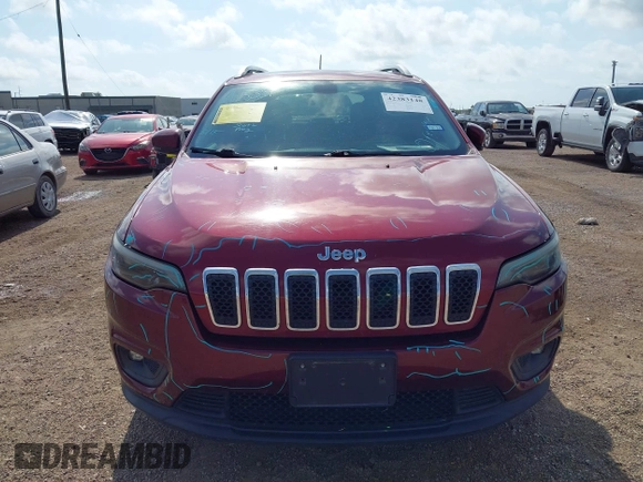 2019 Jeep Cherokee Latitude Plus with VIN 1C4PJLLBXKD444248, listed as a IAAI auction lot 42383148 with 114,532 mi miles and . Bid and sale history available at DreamBid. Image 12.