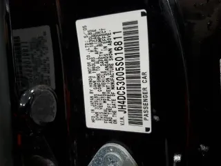 2005 Acura RSX Type S с VIN JH4DC53005S016811, выставлен на аукционе Copart как лот 42172045 с пробегом 163 690 миль миль и Списание • Salvage title. История ставок и продаж доступна на DreamBid. Изображение 12.