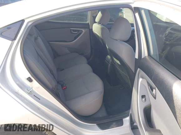 2016 Hyundai Elantra SE with VIN 5NPDH4AE0GH654960, listed as a IAAI auction lot 41089501 with 136,612 mi miles. Bid and sale history available at carsss.com. Image 8.
