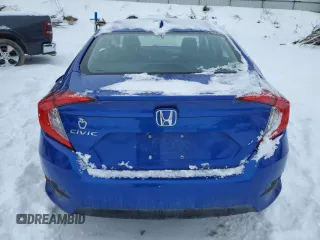 2017 Honda Civic Sedan EX-T with VIN 19XFC1F37HE201311, listed as a Copart auction lot 45459485 with 27,517 mi miles and Salvage Title. Bid and sale history available at carsss.com. Image 6.