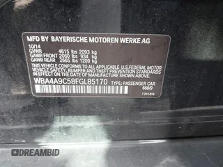 2015 BMW 4 Series 428i z VIN WBA4A9C58FGL85170, wystawiony jako IAAI lot #41362595 z przebiegiem 172 509 mil mil oraz . Historia ofert i sprzedaży dostępna na DreamBid. Obrazek 9.