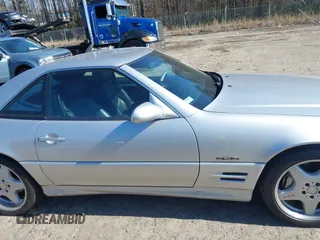 2001 Mercedes-Benz SL-Class with VIN WDBFA68F31F197746, listed as a IAAI auction lot 41493246 with 146,393 mi miles. Bid and sale history available at carsss.com. Image 13.