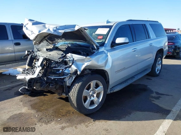 2015 Chevrolet Suburban LT with VIN 1GNSCJKC6FR646684, listed as a IAAI auction lot 41599832 with NaN miles. Bid and sale history available at carsss.com. Image 2.