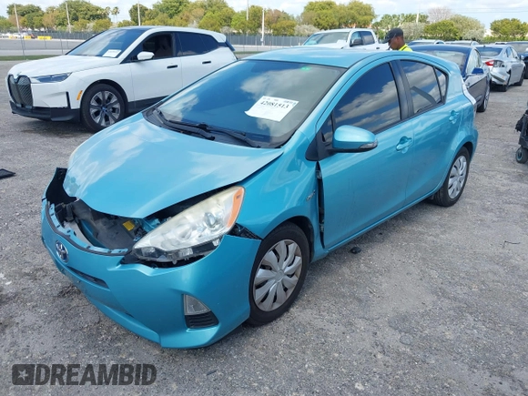 2013 Toyota Prius One with VIN JTDKDTB33D1051613, listed as a IAAI auction lot 42081513 with 97,101 mi miles. Bid and sale history available at carsss.com. Image 17.