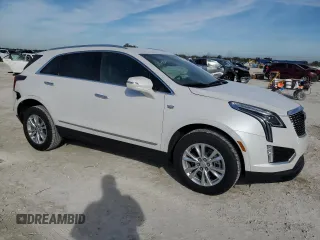 2022 Cadillac XT5 FWD Luxury with VIN 1GYKNAR41NZ178826, listed as a Copart auction lot 42780595 with 6,540 mi miles and Salvage title. Bid and sale history available at DreamBid. Image 4.