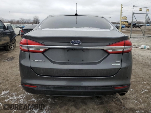 2017 Ford Fusion SE with VIN 3FA6P0HD3HR262710, listed as a Copart auction lot 44813545 with 103,020 mi miles and Salvage Title. Bid and sale history available at carsss.com. Image 6.