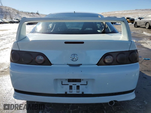 2005 Acura RSX with VIN JH4DC54845S007906, listed as a Copart auction lot 87666505 with 189,276 mi miles and Salvage title. Bid and sale history available at DreamBid. Image 6.
