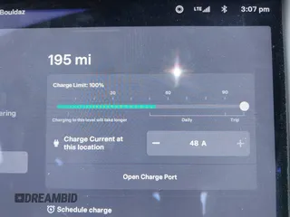 2020 Tesla Model S Long Range with VIN 5YJSA1E23LF381872, listed as a IAAI auction lot 41763046 with 96,720 mi miles and . Bid and sale history available at DreamBid. Image 18.