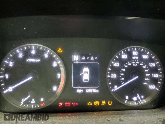 2015 Hyundai Sonata 2.4L SE with VIN 5NPE24AF6FH203674, listed as a Copart auction lot 81579804 with 125,576 mi miles and Non Repairable. Bid and sale history available at carsss.com. Image 9.