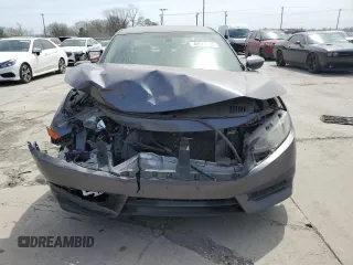 2018 Honda Civic Sedan LX with VIN 2HGFC2F57JH564095, listed as a Copart auction lot 48989425 with 167,925 mi miles and Salvage Title. Bid and sale history available at carsss.com. Image 5.