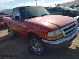 1998 Ford Ranger XL with VIN 1FTYR10C5WUA05981, listed as a IAAI auction lot 41676687 with 189,285 mi miles. Bid and sale history available at carsss.com. Image 1.