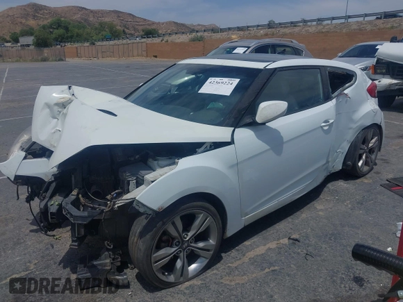 2013 Hyundai Veloster w/Black Int with VIN KMHTC6ADXDU100979, listed as a IAAI auction lot 42369224 with Not provided miles and . Bid and sale history available at DreamBid. Image 17.