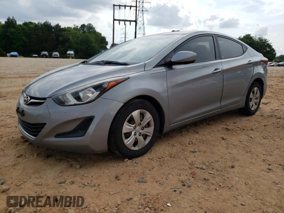 2016 Hyundai Elantra SE с VIN KMHDH4AE6GU493032, выставлен на аукционе Copart как лот 54873325 с пробегом 121 567 миль миль и Списание • Salvage title. История ставок и продаж доступна на DreamBid. Изображение 1.