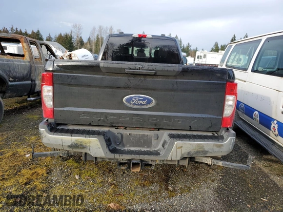 2021 Ford F-350 XL with VIN 1FT8W3DT3MEC08695, listed as a Copart auction lot 43488083 with 22,123 mi miles and Salvage title. Bid and sale history available at DreamBid. Image 6.
