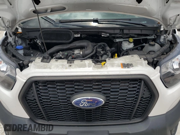 2023 Ford Transit Cargo with VIN 1FTBR1Y80PKA68280, listed as a Copart auction lot 60612605 with 39,016 mi miles and Salvage title. Bid and sale history available at DreamBid. Image 12.