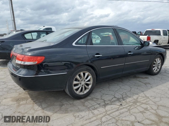 2006 Hyundai Azera SE with VIN KMHFC46F06A131819, listed as a Copart auction lot 51696375 with 126,788 mi miles and Clean Title. Bid and sale history available at DreamBid. Image 3.