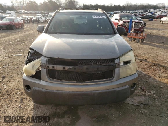2005 Chevrolet Equinox LS with VIN 2CNDL13F256116146, listed as a Copart auction lot 43934705 with 255,682 mi miles and Clean Title. Bid and sale history available at carsss.com. Image 5.
