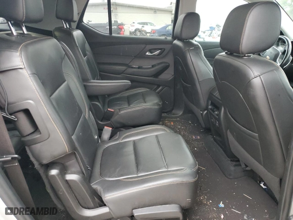 2021 Chevrolet Traverse LT Leather with VIN 1GNERHKW0MJ217454, listed as a Copart auction lot 43602785 with 96,733 mi miles and Salvage Title. Bid and sale history available at carsss.com. Image 11.