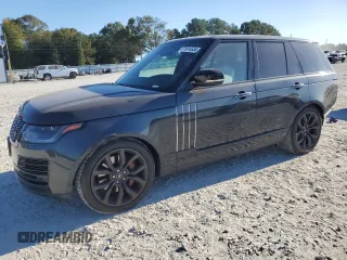 2018 Land Rover Range Rover with VIN SALGW2SE0JA514355, listed as a Copart auction lot 77074334 with 51,410 mi miles and Salvage title. Bid and sale history available at DreamBid. Image 1.