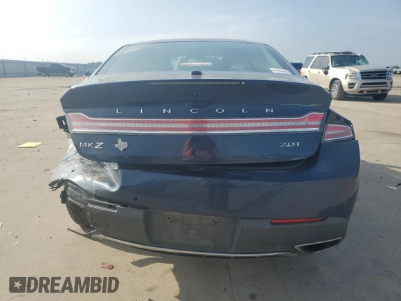 2017 Lincoln MKZ Select with VIN 3LN6L5C90HR604115, listed as a Copart auction lot 55383615 with 152,655 mi miles and Salvage title. Bid and sale history available at DreamBid. Image 6.