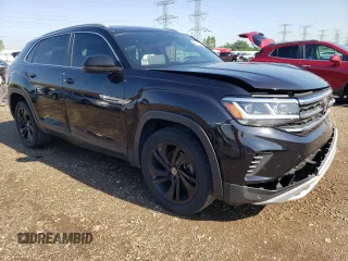 2021 Volkswagen Atlas SEL with VIN 1V2BE2CA2MC227512, listed as a Copart auction lot 71352354 with 34,240 mi miles and Non repairable. Bid and sale history available at DreamBid. Image 4.