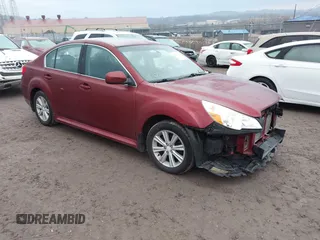 2012 Subaru Legacy 2.5i Premium with VIN 4S3BMBG60C3006564, listed as a IAAI auction lot 41136110 with 158,622 mi miles. Bid and sale history available at carsss.com. Image 1.