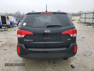 2014 Kia Sorento LX with VIN 5XYKT4A70EG490296, listed as a Copart auction lot 43178465 with 182,638 mi miles and Salvage Title. Bid and sale history available at carsss.com. Image 6.