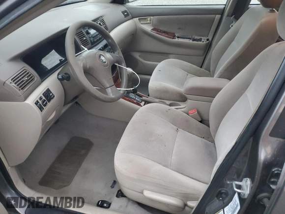 2005 Toyota Corolla CE with VIN 1NXBR32E05Z527721, listed as a Copart auction lot 50330015 with 261,159 mi miles and Non Repairable. Bid and sale history available at DreamBid. Image 7.