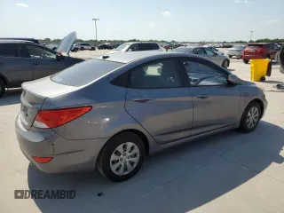 2016 Hyundai Accent SE with VIN KMHCT4AE5GU057587, listed as a Copart auction lot 53142205 with 139,155 mi miles and Clean Title. Bid and sale history available at DreamBid. Image 3.